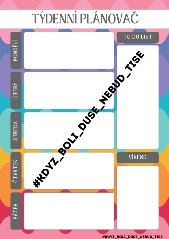 Týdenní plánovač A4