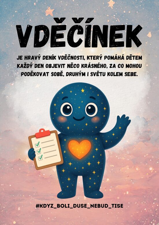 Vděčínek - deník vděčnosti pro děti